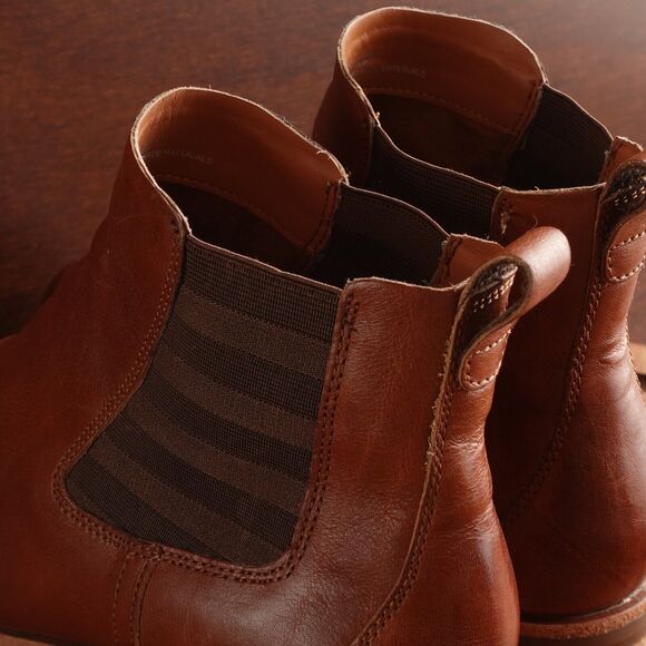 Kork Ease Boots Womens SZ 9M Brown Waylin Leather Ankle Lug Sole Pull On Casual - Picture 8 of 13